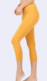 Capri Leggings - Gold