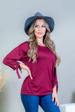 Tie sleeve top