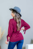 Tie sleeve top