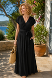 Tie Waist Wrap Maxi