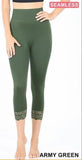Capri Lace Bottom Leggings