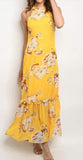 Yellow Floral Maxi