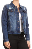 Distressed Denim Jacket
