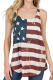 Distressed Flag tank